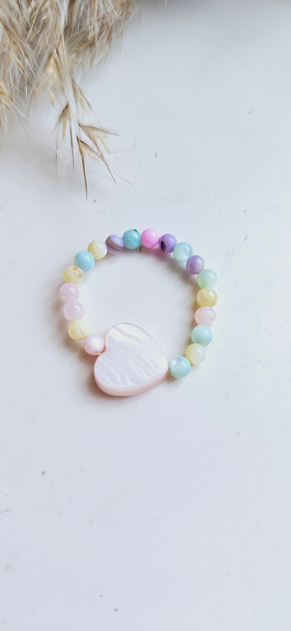 COLORFUL shell stone summer ringRings