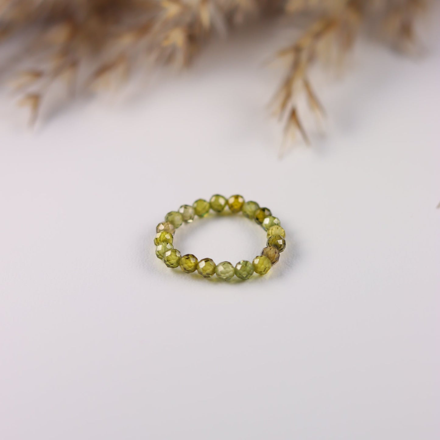 OLIVE CRYSTAL ringRings