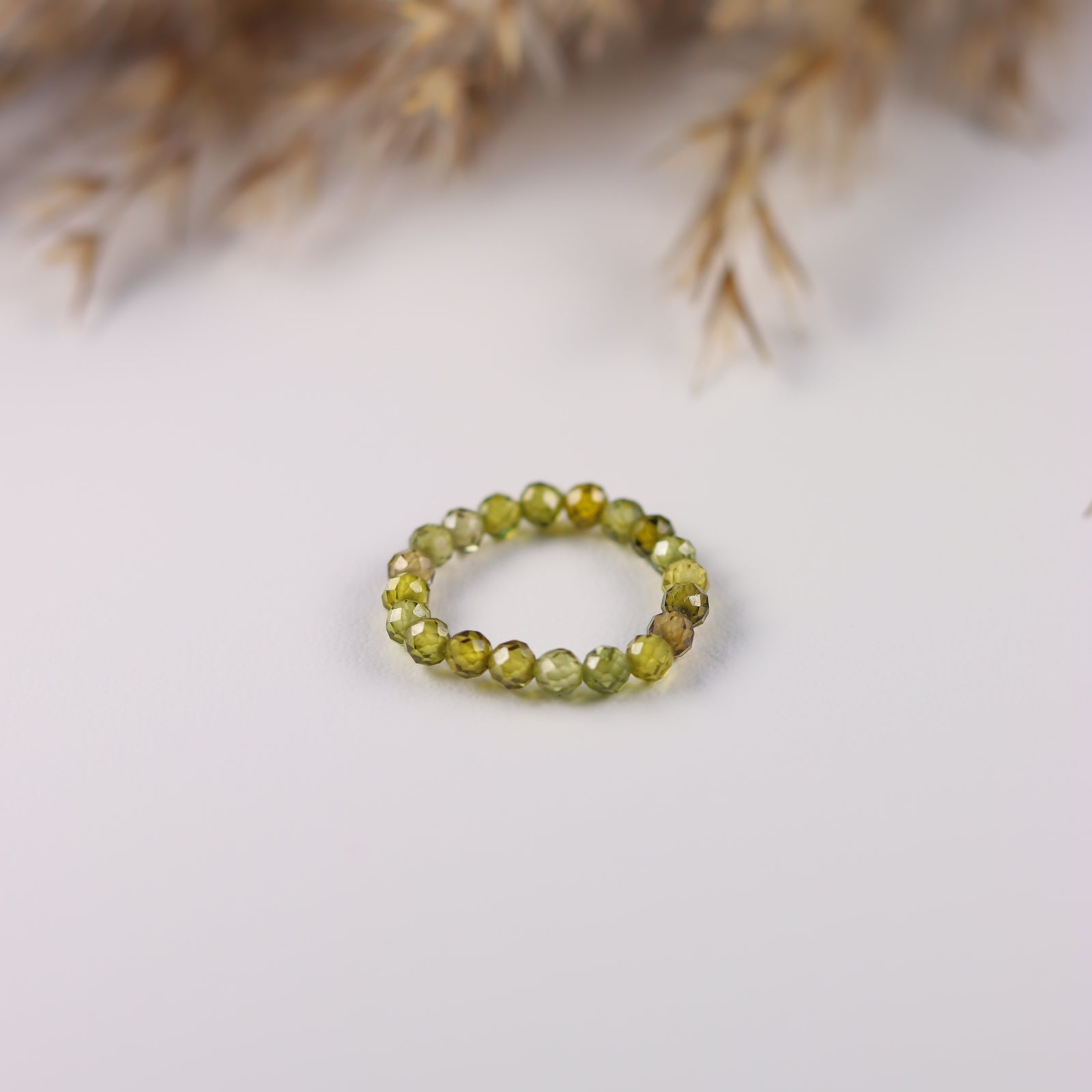 OLIVE CRYSTAL ringRings